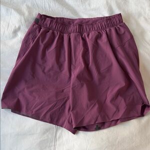 Purple Athletic Shorts Men’s Lulu Lemon
